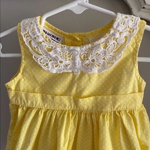 Blueberi Blvd Yellow Polkadot Summer Dress
